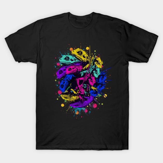 Weird Lizards T-Shirt by Liesl Weppen